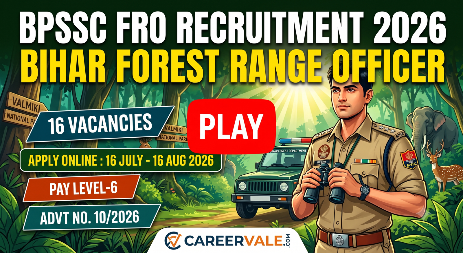 BPSSC Forest Range Officer (FRO) Recruitment 2026