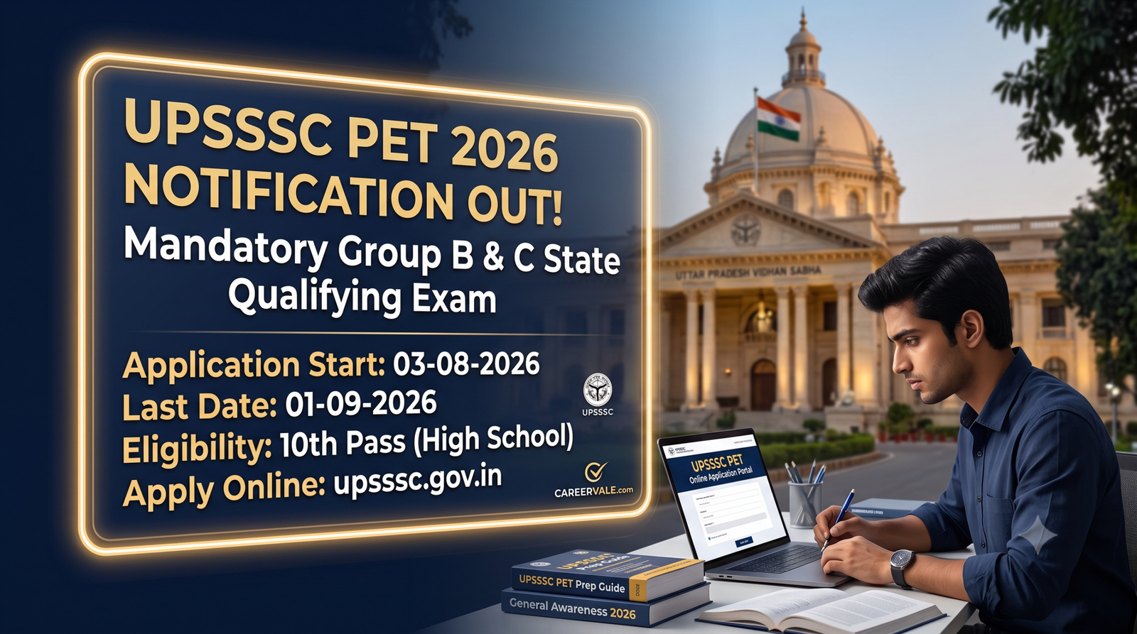 UPSSSC PET Syllabus 2026 Complete Exam Pattern